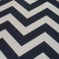 Navy/Ivory Chevron