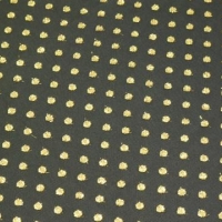 Black Net/Gold Dot